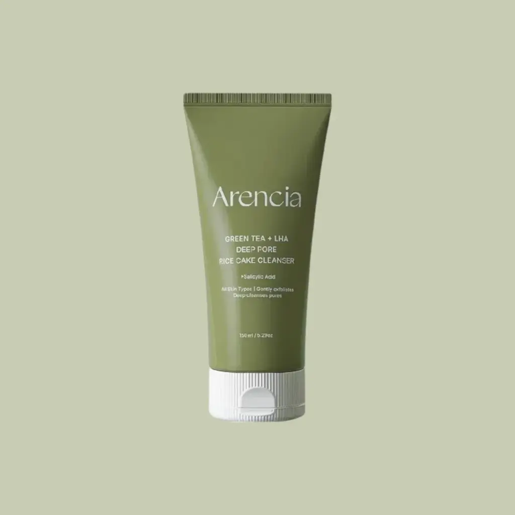 Green Tea + LHA Deep Pore Rice Cake Cleanser 150ml