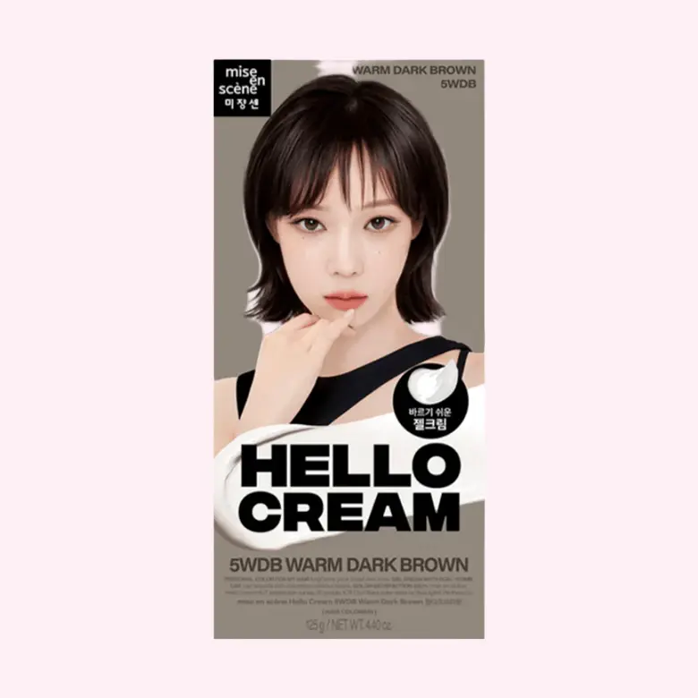New Hello Cream 5WDB Warm Dark Brown 125g