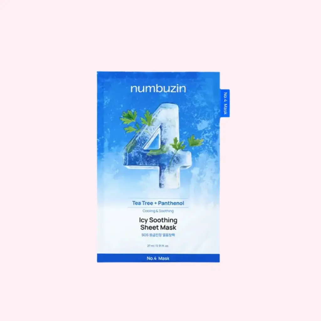 No.4 SOS Icy Soothing Sheet Mask Set (5ea)
