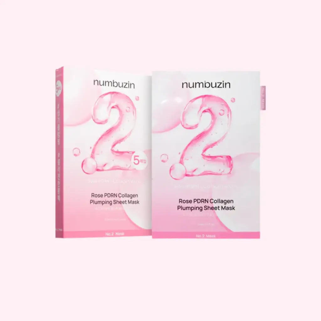 No.2 Rose PDRN Collagen Plumping Sheet Mask (5ea)