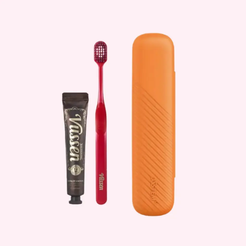 Vussen Brushing Teeth Kit (PP case/Orange/28)