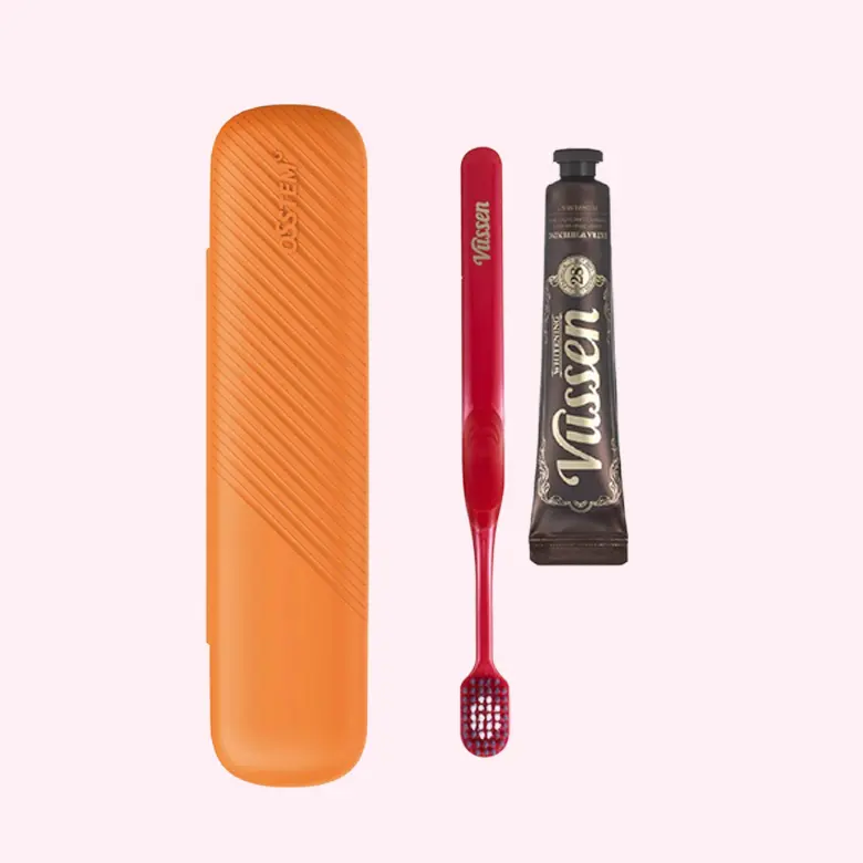 Vussen Brushing Teeth Kit (PP case/Orange/28)