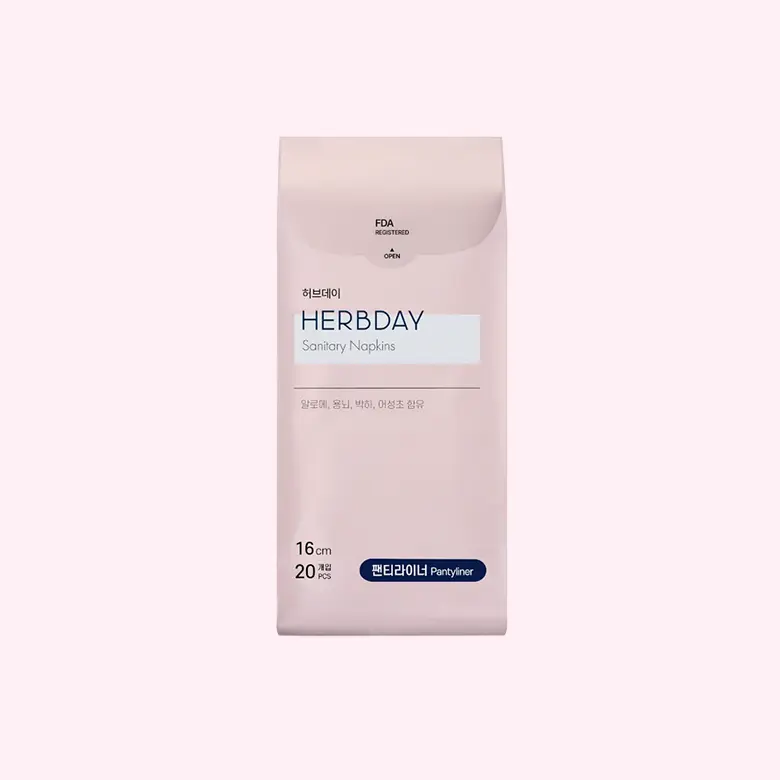 Herbday Sanitary Daily Pad (20pcs x 16cm)