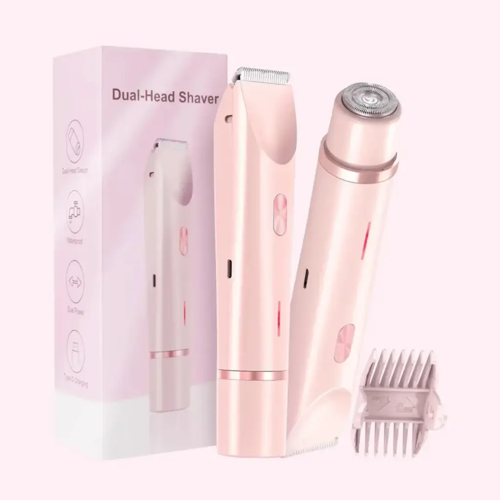 Double Headed Electrical Shaver #Pink 