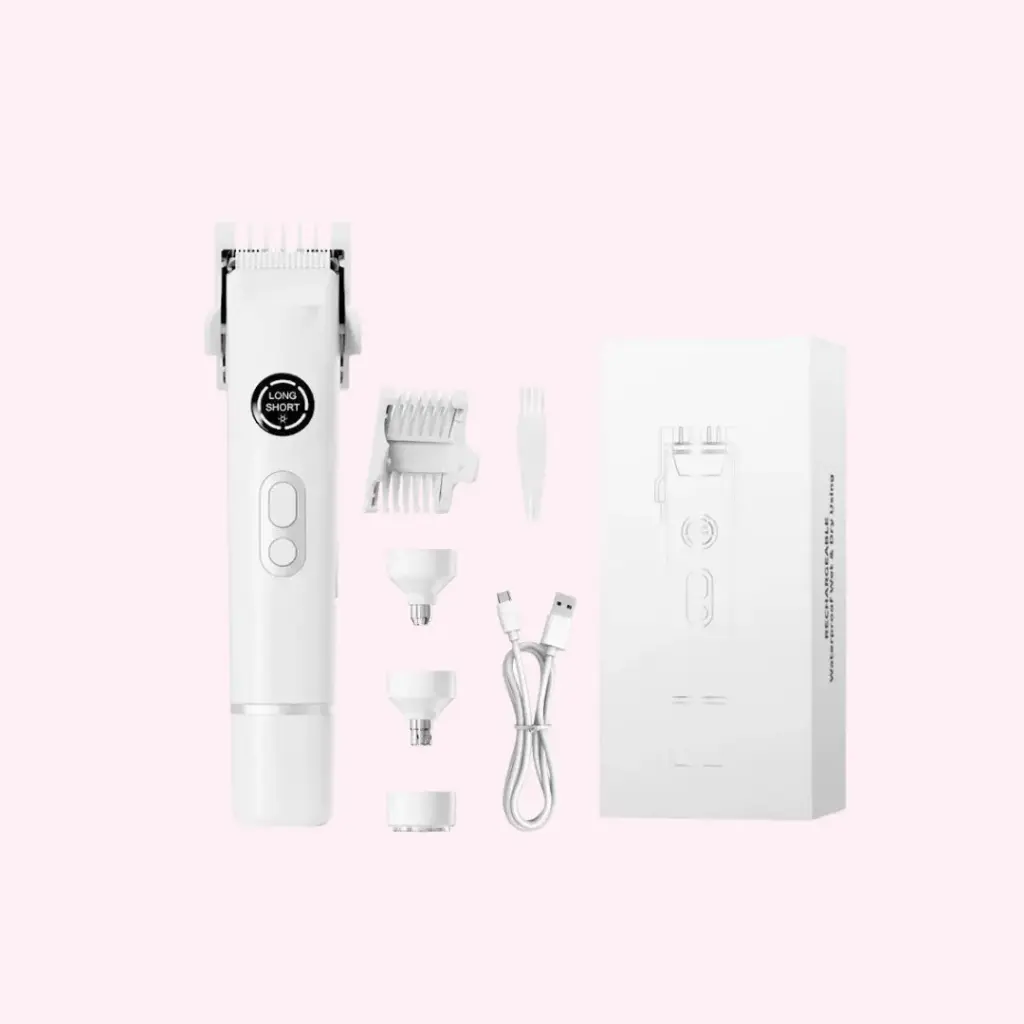 Double Headed Electrical Shaver #White 