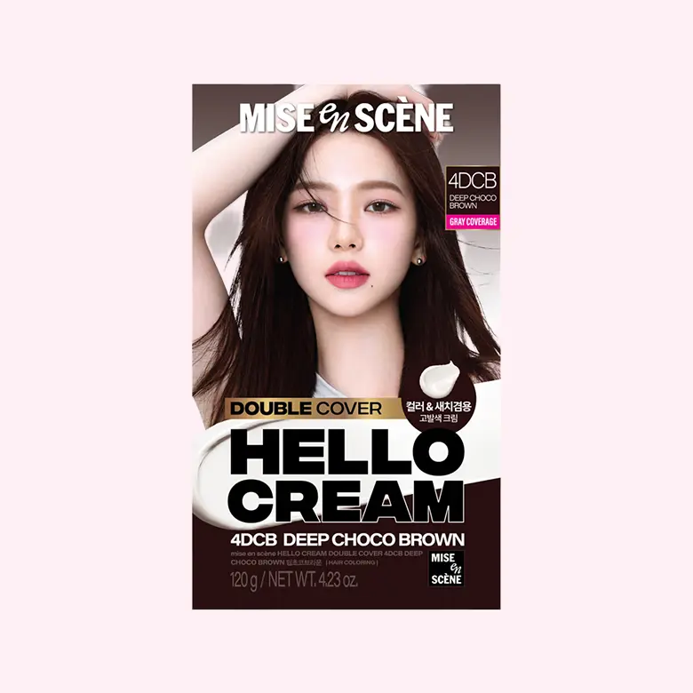 Hello Cream Double Cover 4DCB Deep Choco Brown 120g