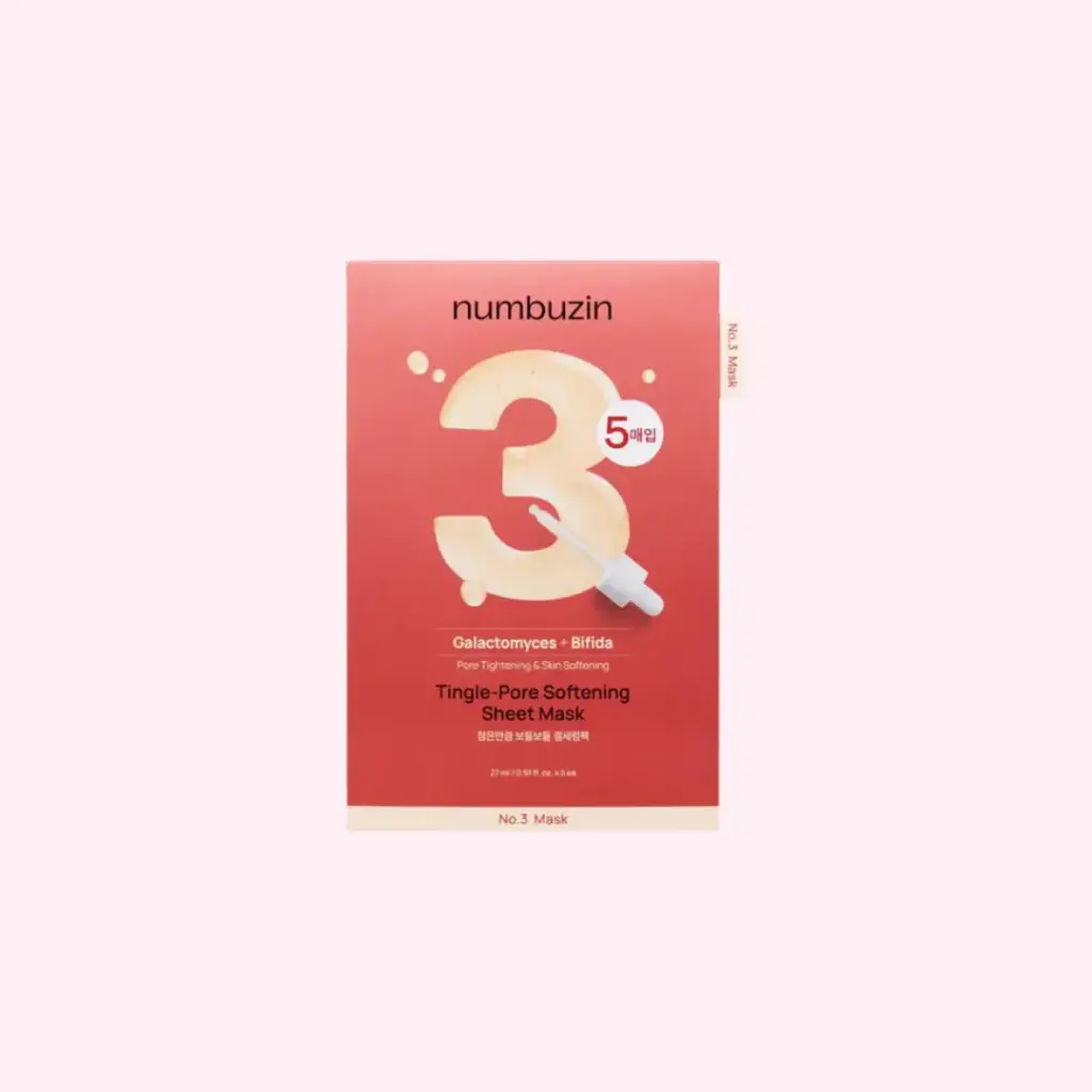 No. 3 Tingle-Pore Softening Sheet Mask (5ea)