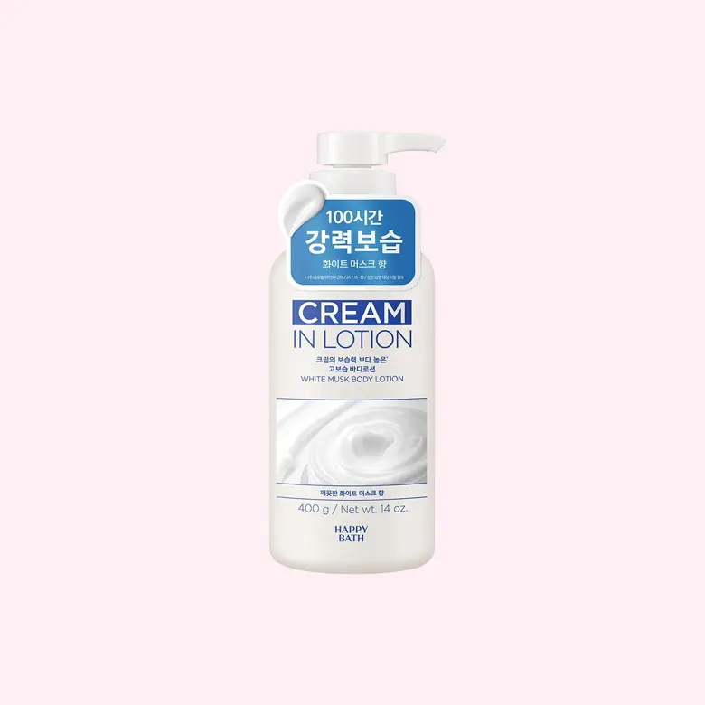 Cream-in-Lotion White Musk Body Lotion 400g
