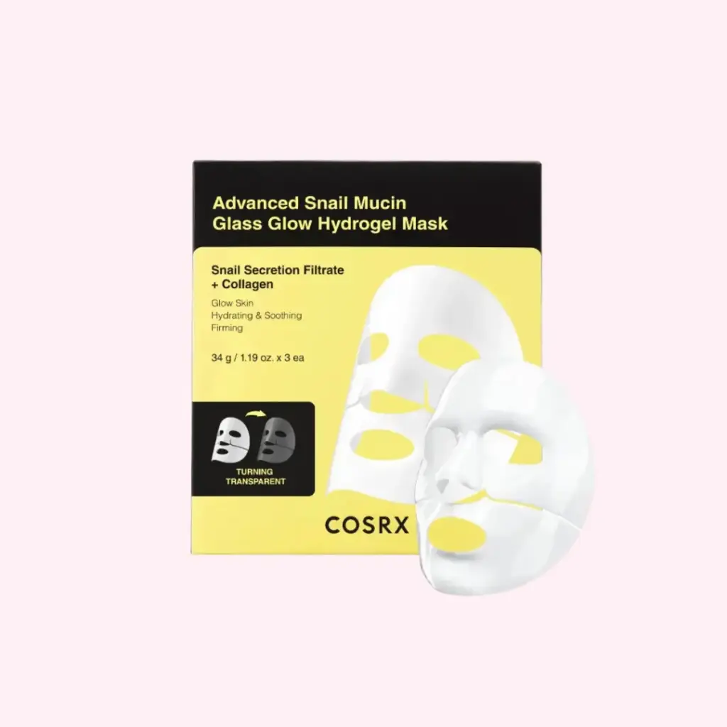 Advanced Snail Mucin Glass Glow Hydrogel Mask (1ea)