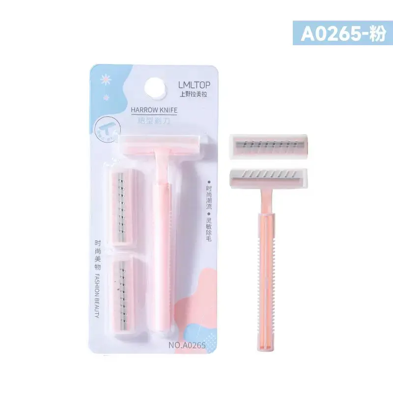 Double Blades Shaver Pink