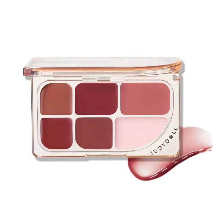 6-Color Multi-Use Lip Palette