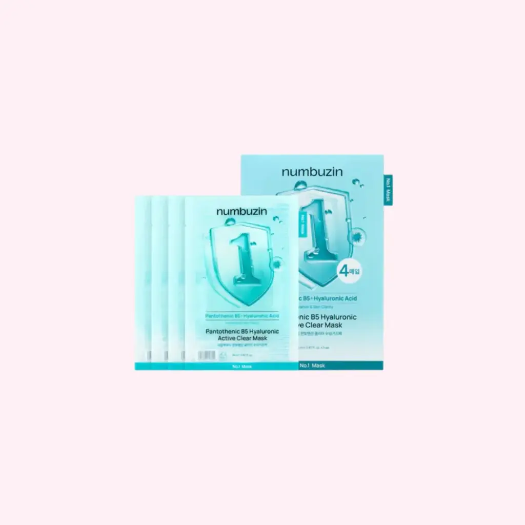 No.1 Pantothenic B5 Hyaluronic Active Clear Mask (5Ea) 