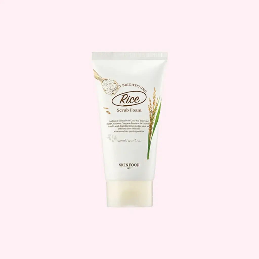 Rice Daily Brightening Scrub Foam