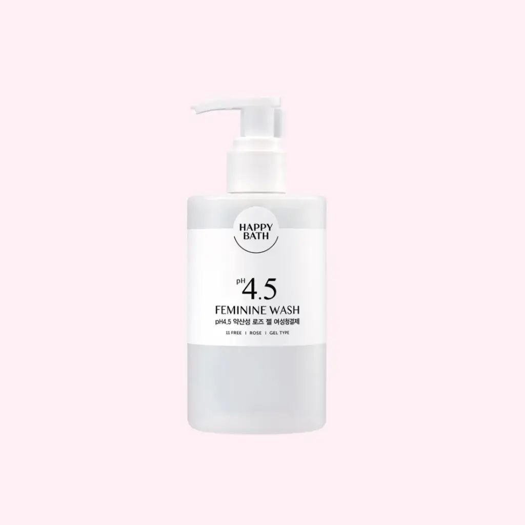  Happy Bath pH 4.5 Mildly Acidic Mugwort Gel Feminine Cleanser 300ml