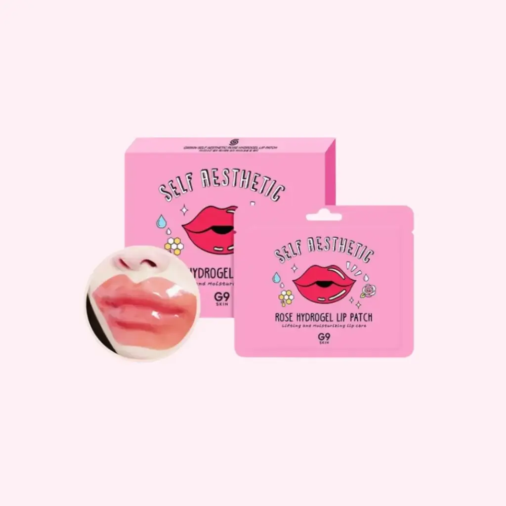 Self Aesthetic Rose Hydrogel Lip Patch (5pcs)