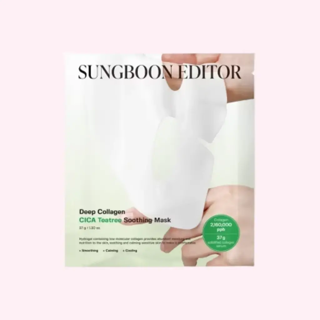 Deep Collagen Cica Teatree Soothing Mask (1ea) 