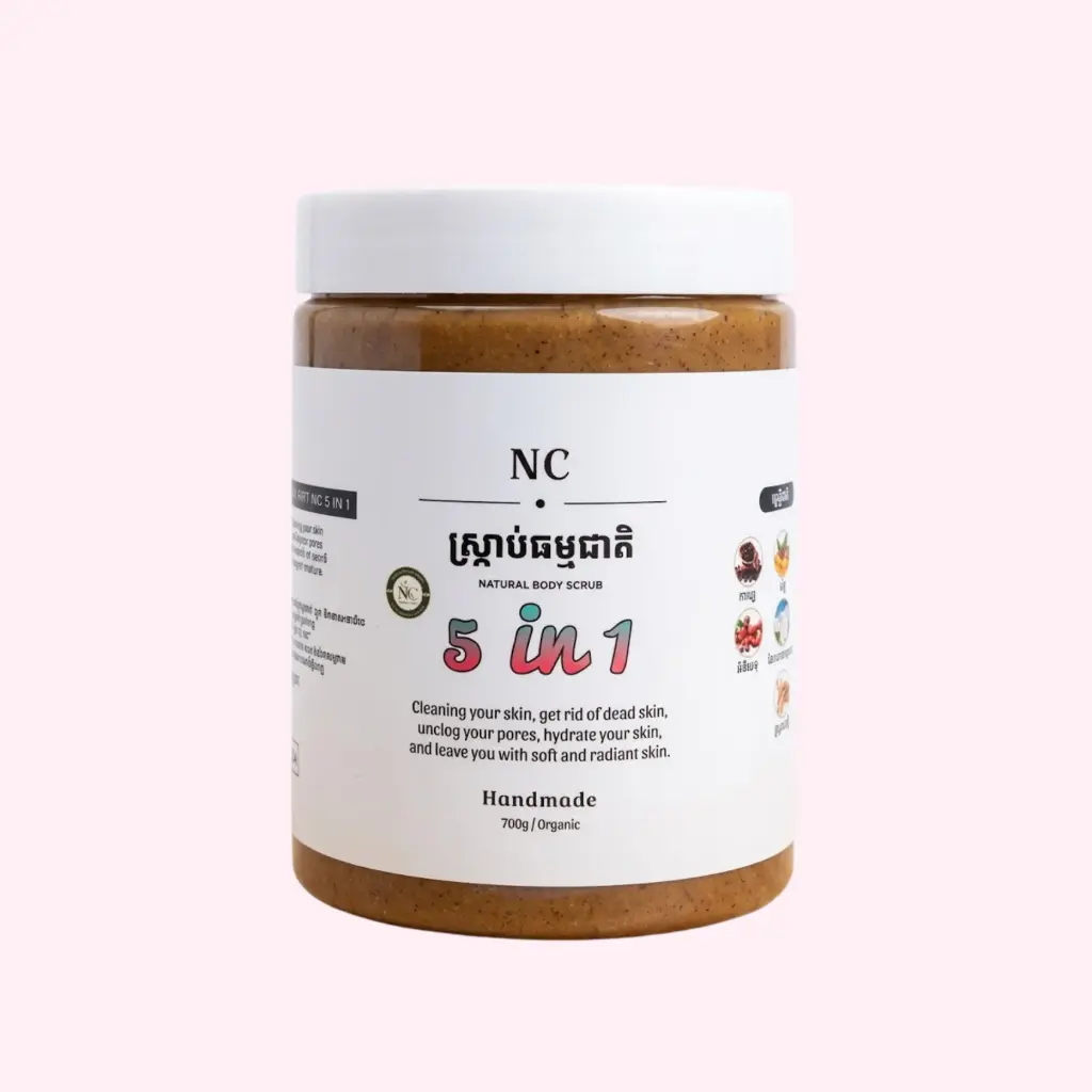 Natural Body Scrub 5in1 (Big Size) 