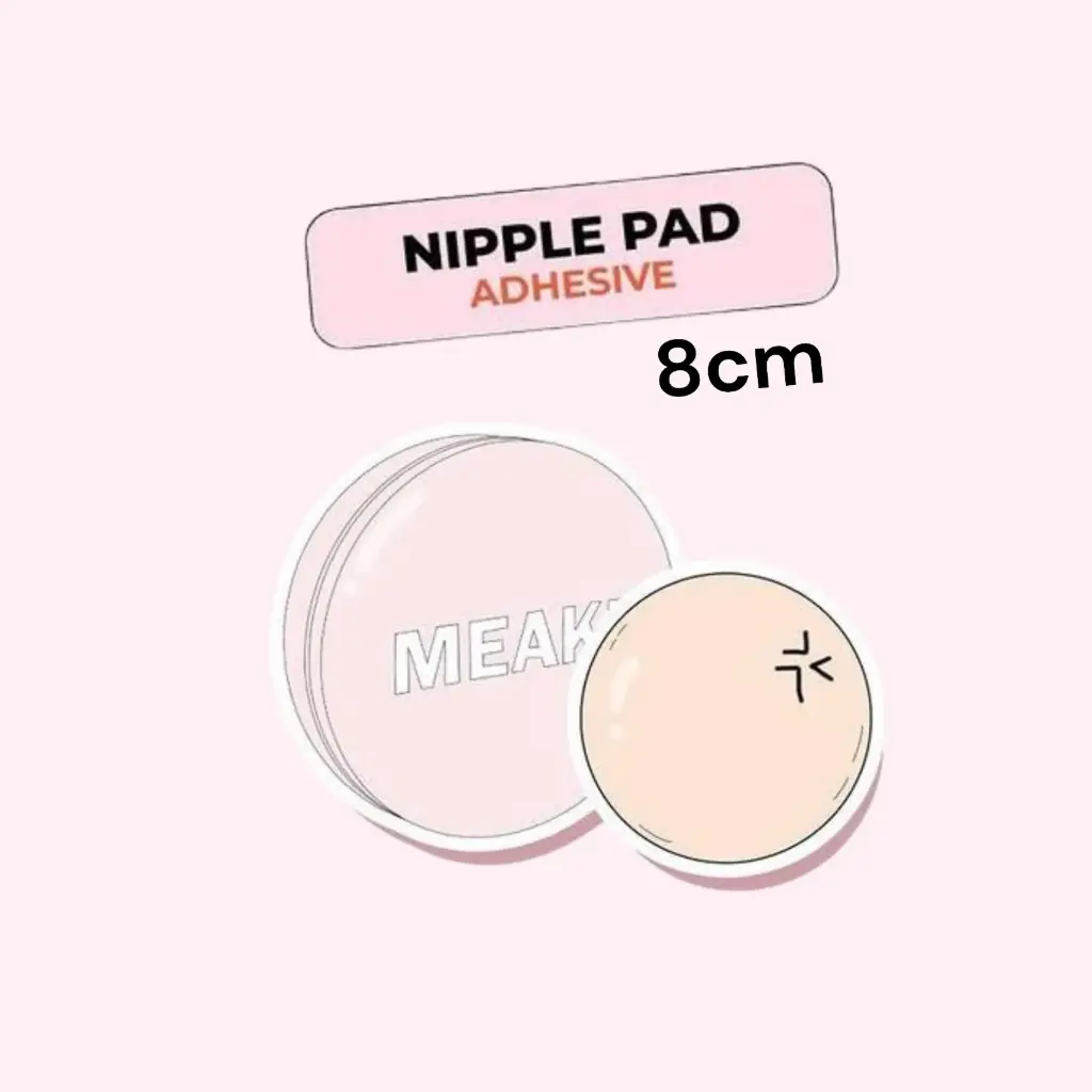 Invisible Nipple Pad Adhesive - 8cm​​​ (មានកាវ)