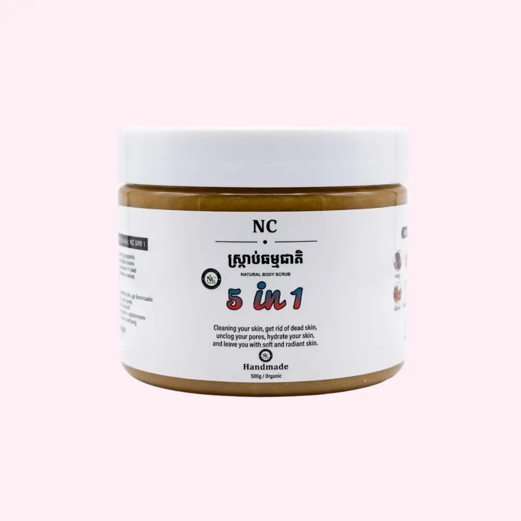 Natural Body Scrub 5in1 (Small Size) 