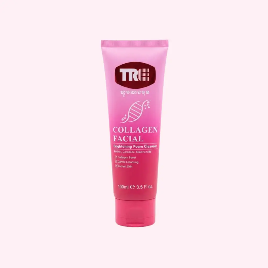 Collagen Facial Cleansing Foam 100ml (Pink)