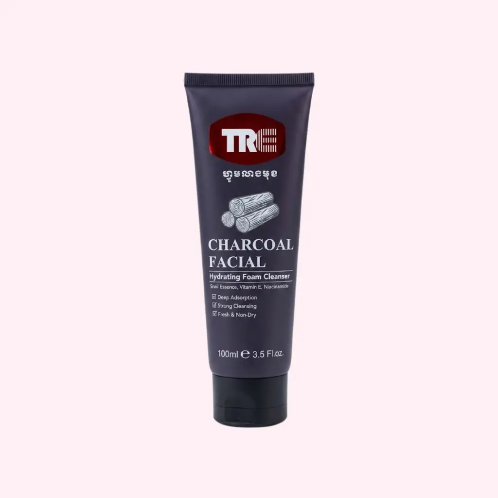 Charcoal Facial Cleansing Foam 100ml (Black)