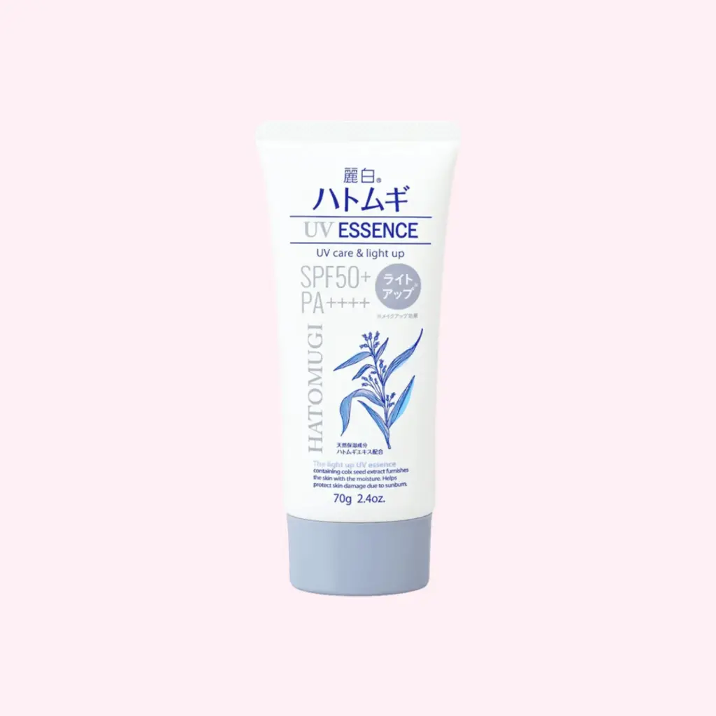 Kumano Yushi Reihaku Hatomugi Light Up UV Essence (70g)