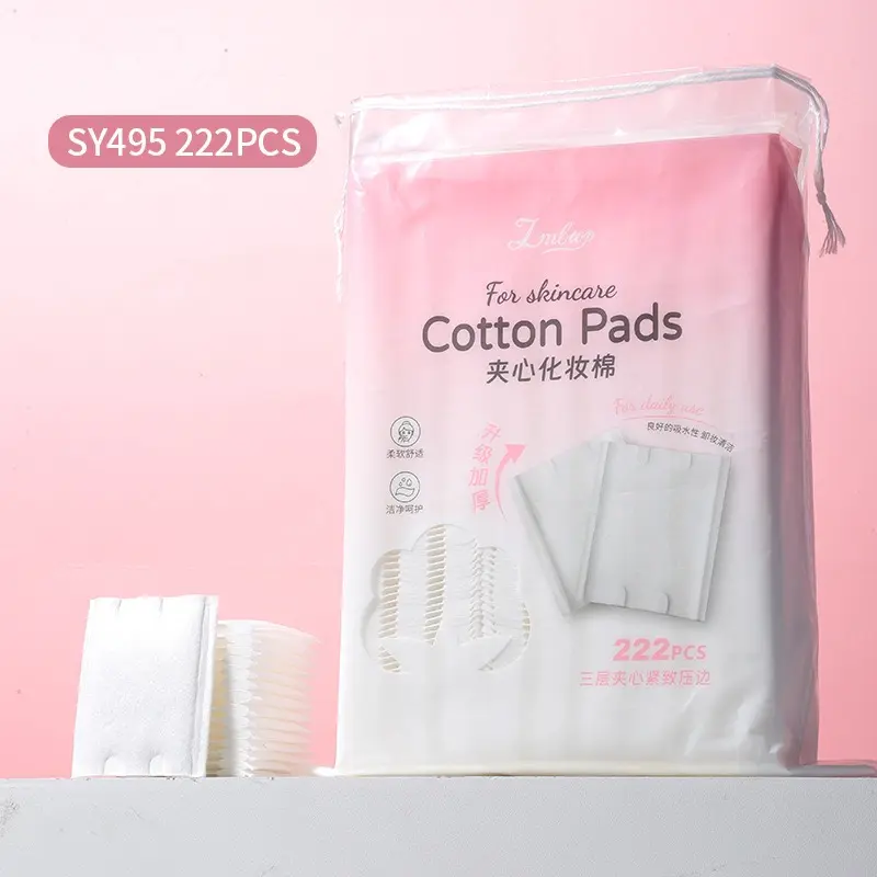 Natural Thickened Cotton Pads 222pcs