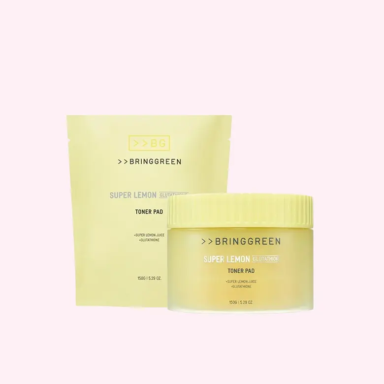 Super Lemon Glutathione Toner Pad Set (90pads+Refill)