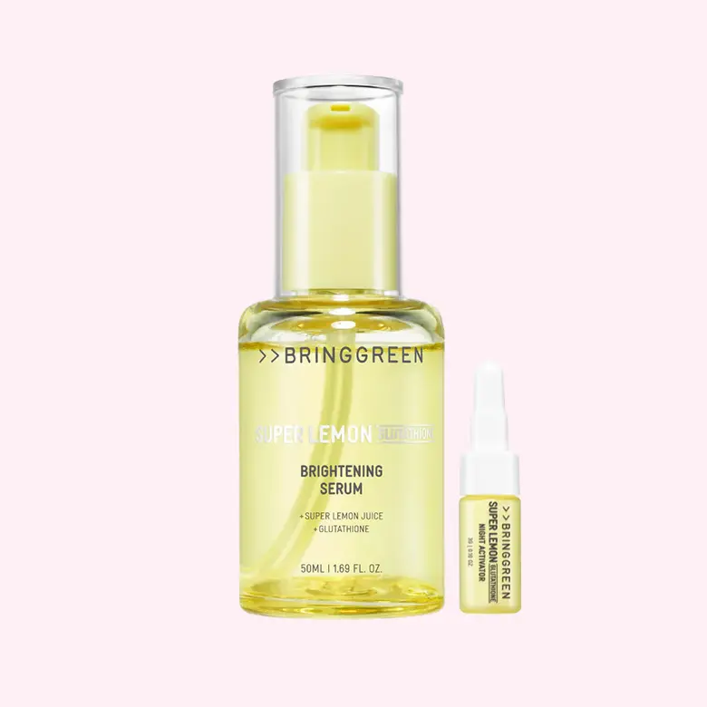 Bring Green Super Lemon Glutathione Brightening Serum 50ml Set(+Night ACT)