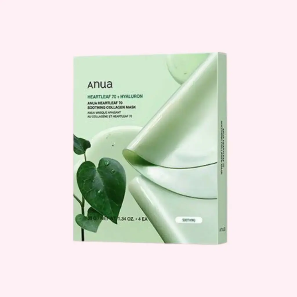 Heartleaf 70 Soothing Collagen Gel Mask (4ea)