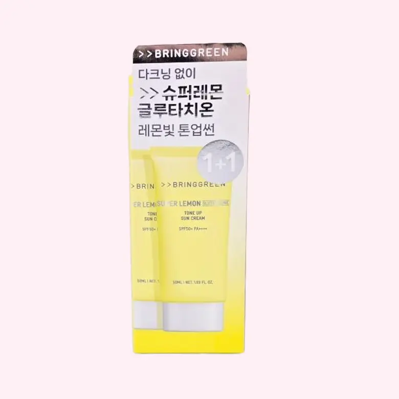 Super Lemon Glutathione Tone up Suncream (50mlx2ea)