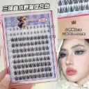 Glue-Free False Eyelashes (Large Size w/ Tweezer)