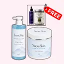 Body Care Set (Cheesy Creme 500g + Silk Serum)-(Free Serum&Dubai Scrub)